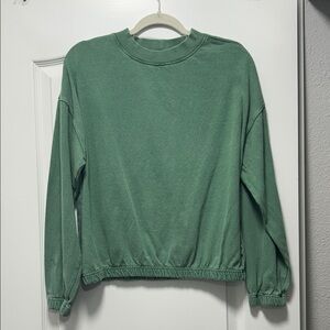 Le Bon Shoppe Crewneck Pullover Sweater in Mint Green - M/L